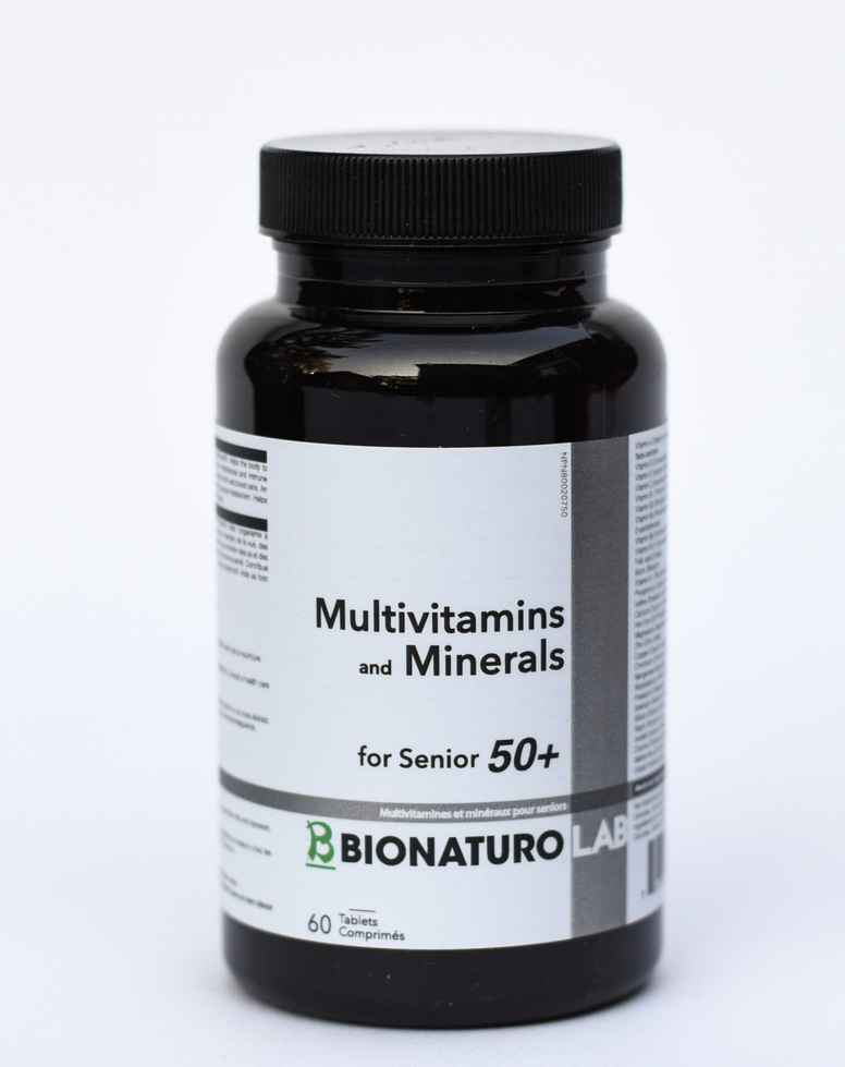 Multivitamins and Minerals for Senior 50+